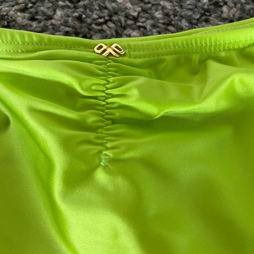 PQ swim Mila bathing suit Lime (Super Hot Color) set top and bottom NWT M and L - Picture 14 of 14